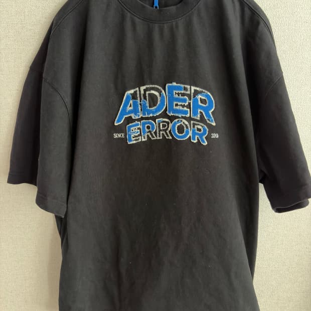 아더에러 에드카 로고 반팔 티셔츠 블랙 L