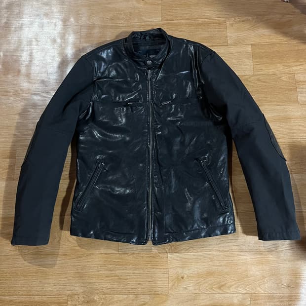 [97] 알마니 블루종 가죽자켓