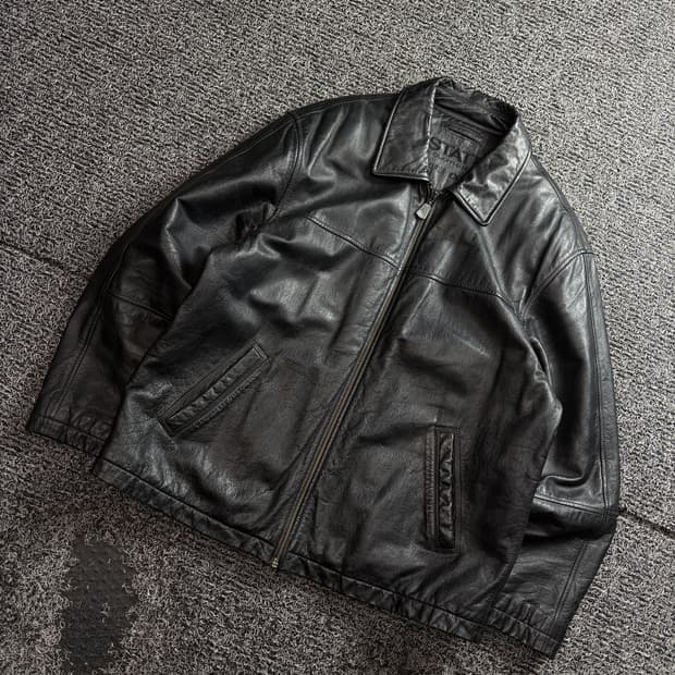 빈티지 아카이브 라이더 레더 가죽 자켓 3487