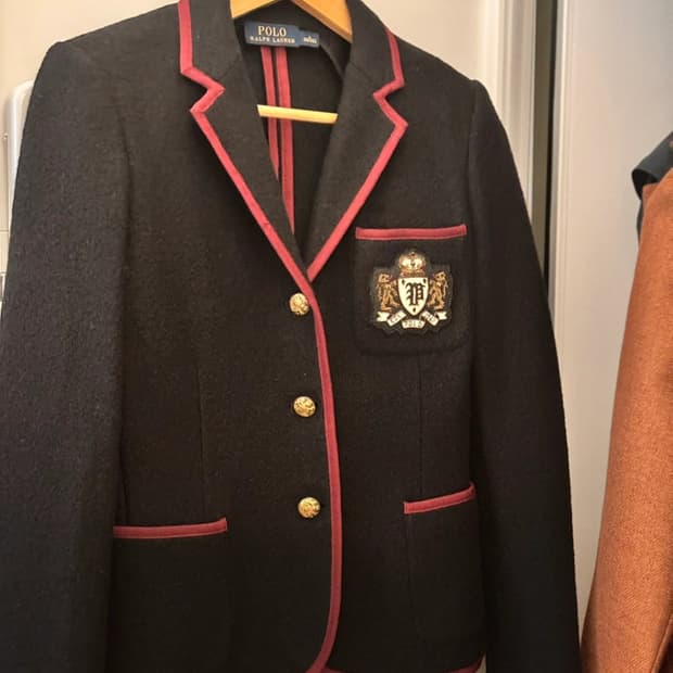 랄프로렌 울자켓 프레피룩