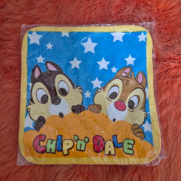 디즈니 칩앤데일 미니 타올 핸드타월 새상품