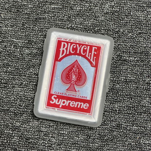 슈프림 바이시클 클리어 플레잉 카드