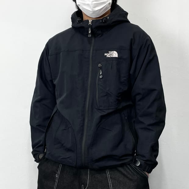 L(XL)노스페이스 비대칭 테크니컬 원포켓 바람막이자켓