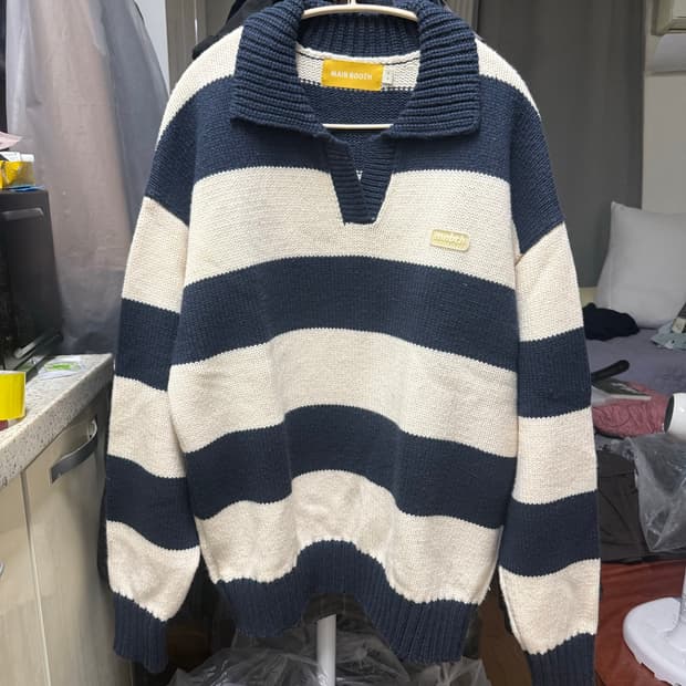 메인부스 Traveler Oversized Sweater(NAVY)/2