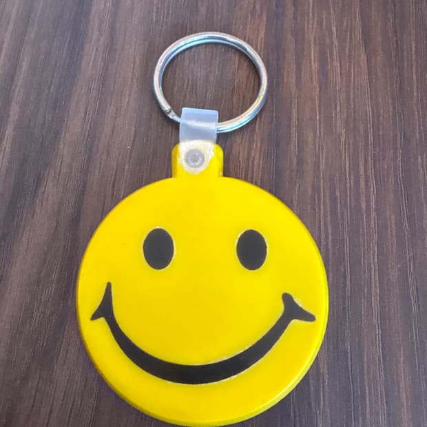 빈티지 스마일 키링