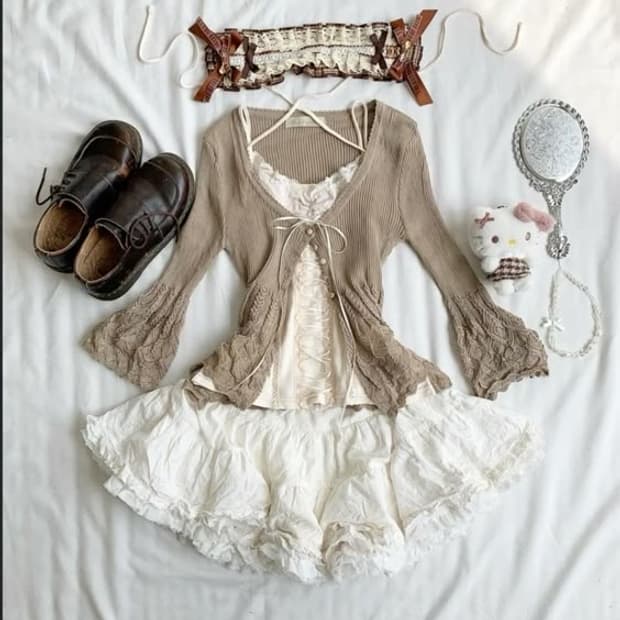 겨울 모리걸 코디세트 랜박 랜덤박스 리즈리사 엑시즈팜 빈티지 코코모리