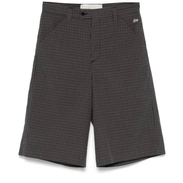 ERL 테일러드 체크 스케이트 쇼츠 