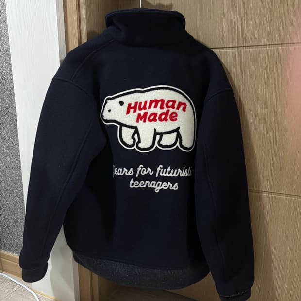 휴먼메이드 멜튼 울 자켓 네이비 L