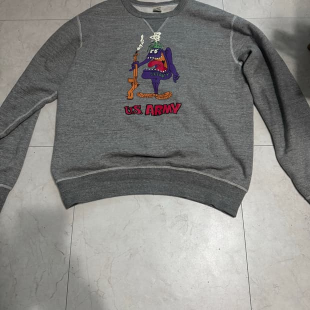 버즈릭슨 맨투맨 그레이 xxl