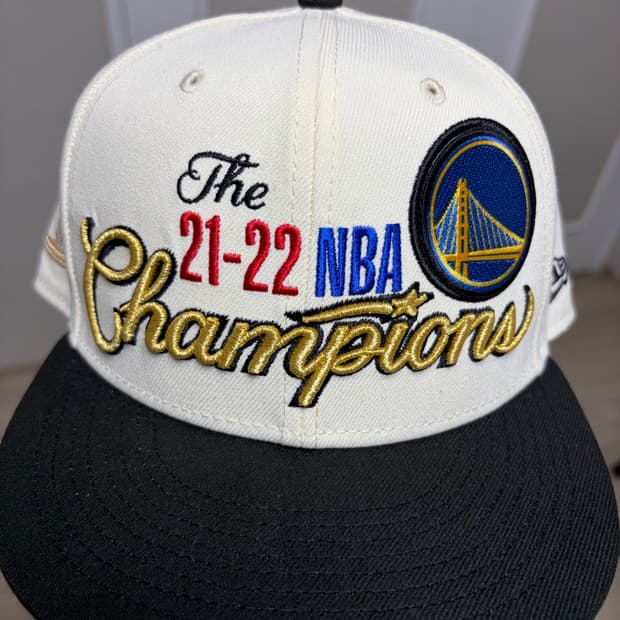 골든스테이트 NBA 챔피언 기념 스냅백