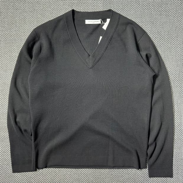 유나이티드 애로우즈 브이넥 니트 블랙 ( XL/OLD-8314 )