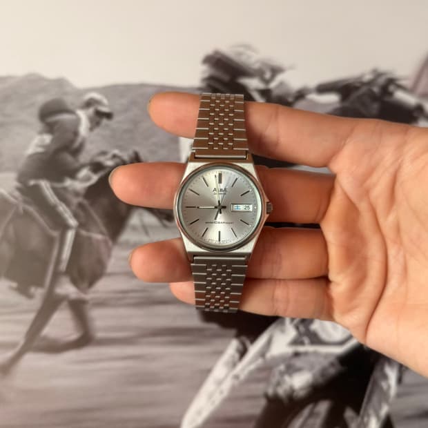 Seiko alba 00s 빈티지 메탈 워치