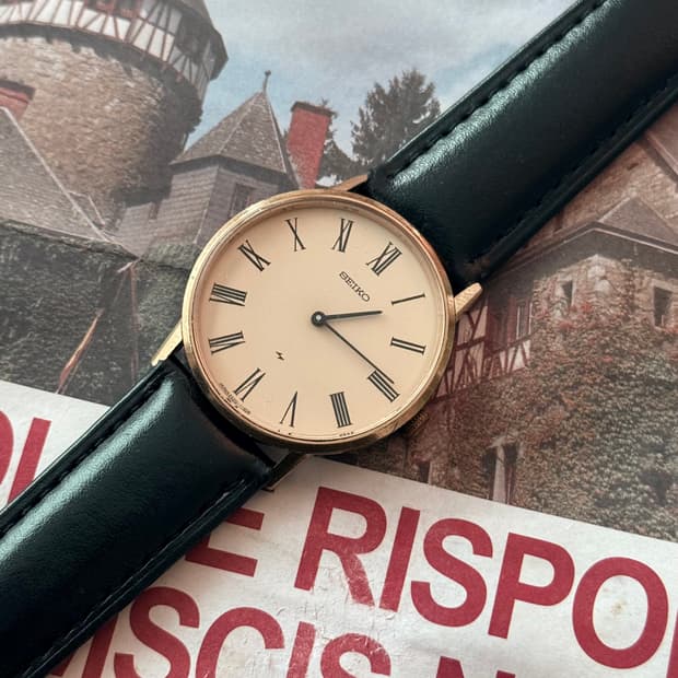 세이코 Seiko 샤리오 골드 수동 