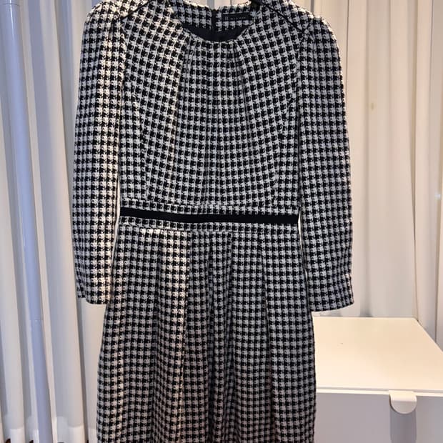 잇미샤 하운드 체크 원피스