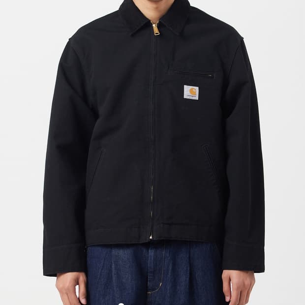 칼하트 WIP 디트로이트 자켓 블랙 s사이즈