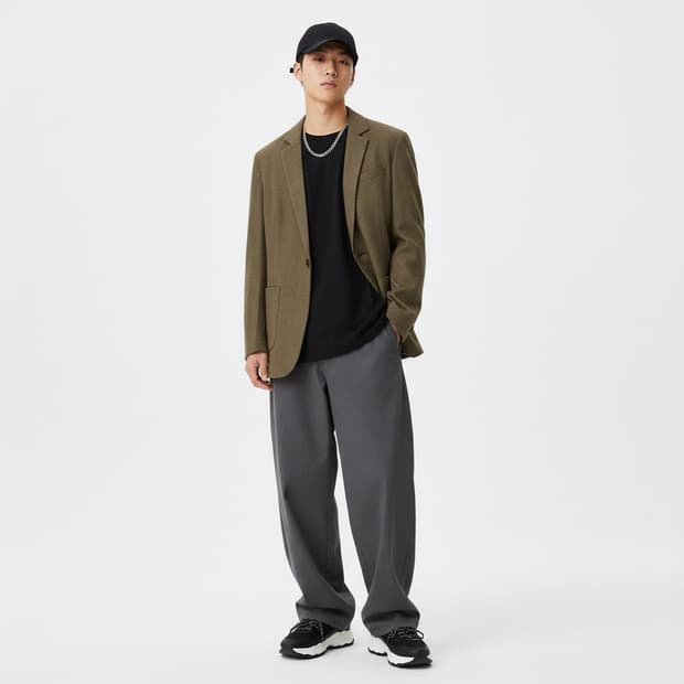 Zara 자라 브라운 헌팅 블레이저 XS (클래식)