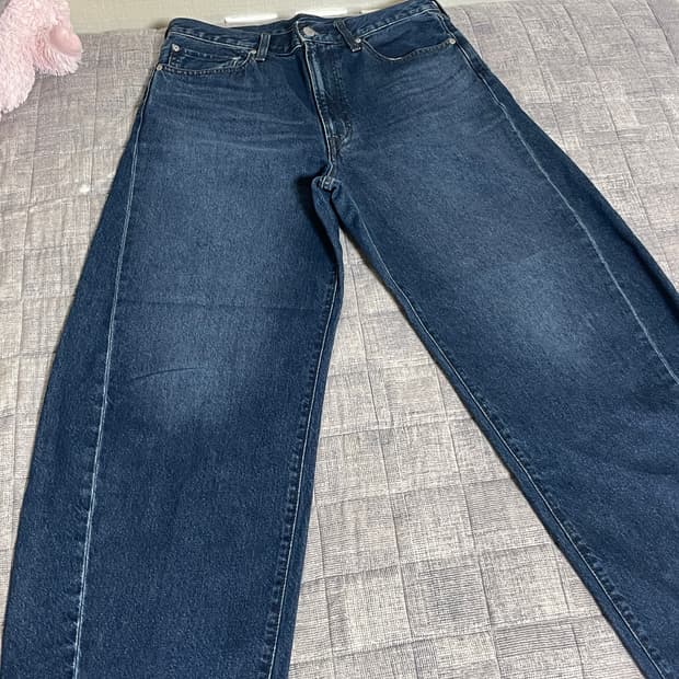 GU 와이드 커브드 진 (30 사이즈)