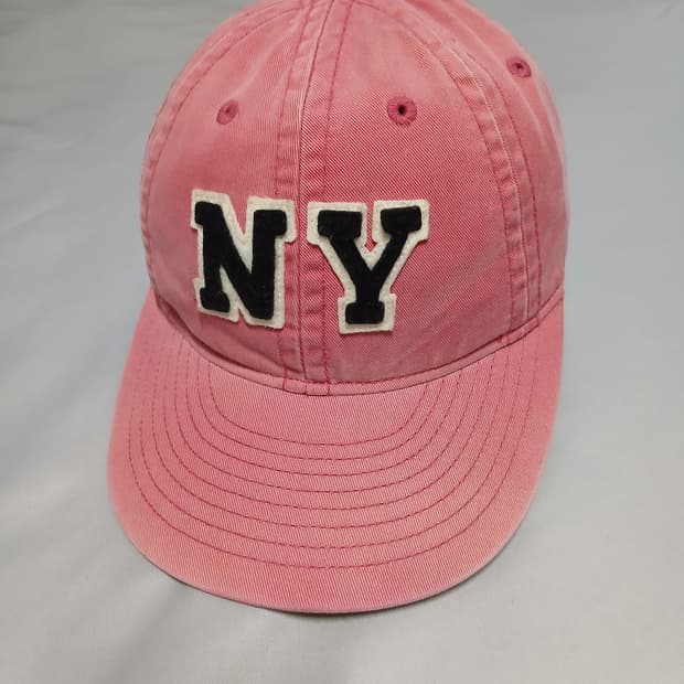 폴로 ny 모자 볼캡 핑크 캡 피그먼트