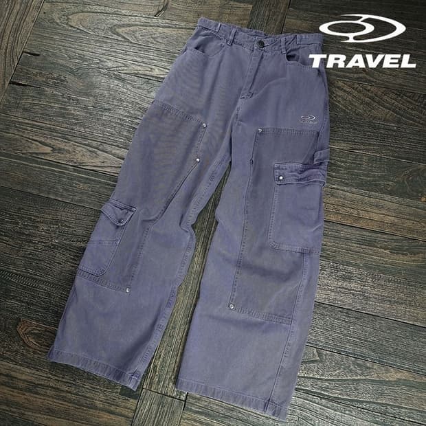[트래블] 트윌 피그먼트 더블니 카팬터 팬츠 M19989