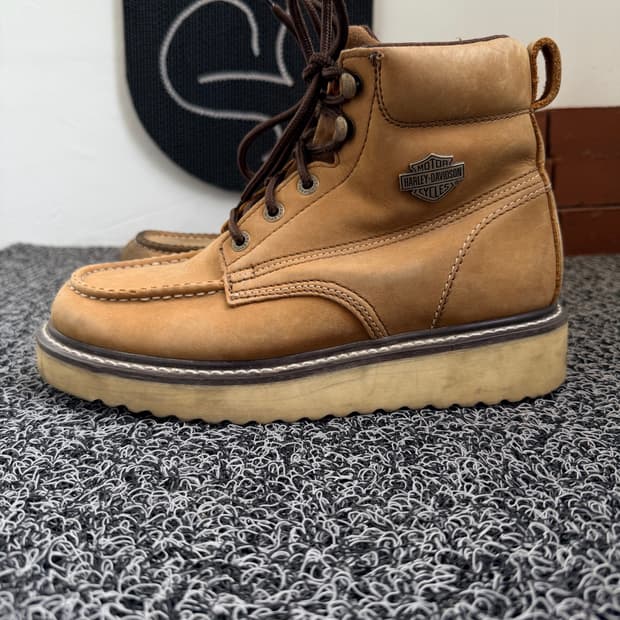 할리데이비슨 오리지널 가죽 모크투 워커 (D93136)