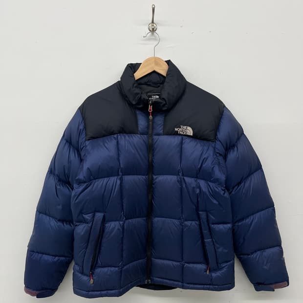 노스페이스 패딩 네이비/블랙 눕시 남L