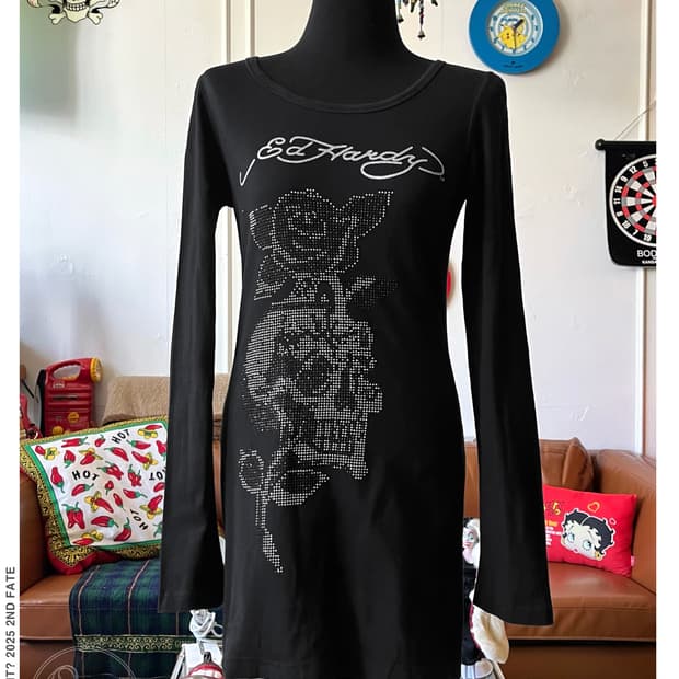 2000's ED Hardy Icon Stud Long-Sleeve
