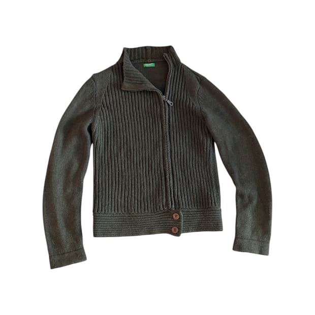 2000‘s Side-Zip Knit Jacket