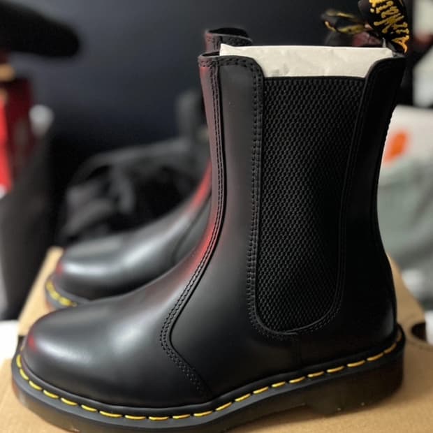 닥터마틴 2976 하이 블랙 스무스 240 uk5
