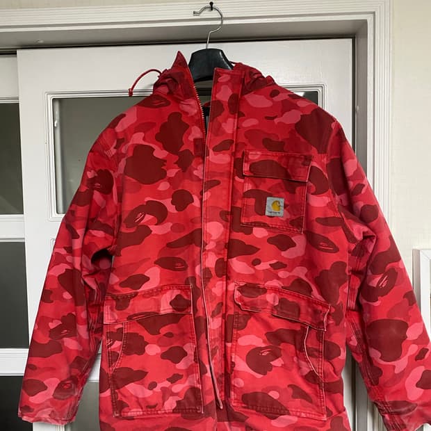 OG 니고 베이프x칼하트 레드카모 n-3b