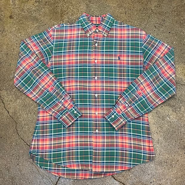 미국 빈티지 폴로 랄프로렌 체크셔츠 남방