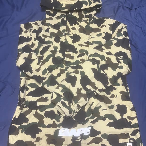 BAPE 아노락 바람막이 L사이즈