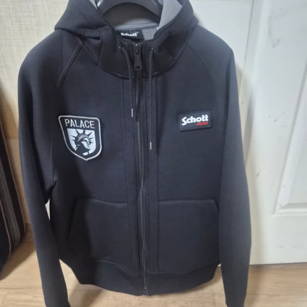 팔라스 Schott  후드집업 블랙 M사이즈 26ss
