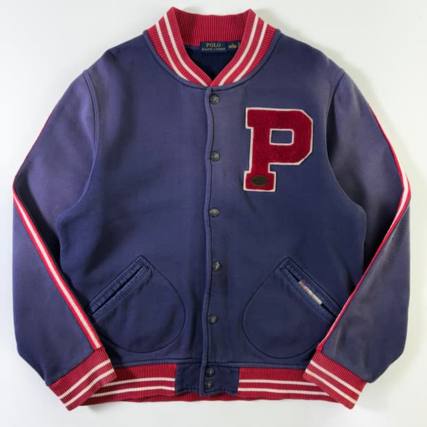 Polo 폴로 랄프로렌 P엠브로이드 에이징 바시티 자켓