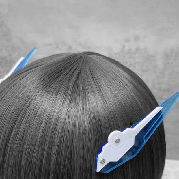 yun02 사이버코어 y2k헤어핀 일본 빈티지 타오바오 고프코어