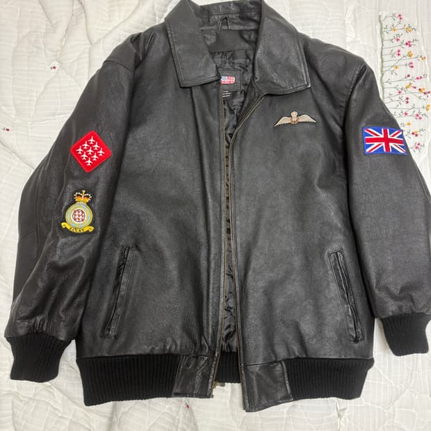 영국 공군 파일럿 레더 자켓(기념품, 복각)