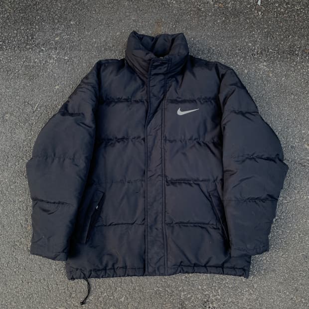 90s 나이키 뉴챔프 패딩 립스타 올드스쿨 점퍼 L