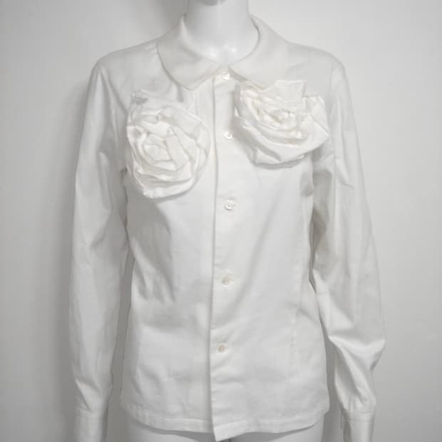 Comme des garcons Rose Motif Blouse 