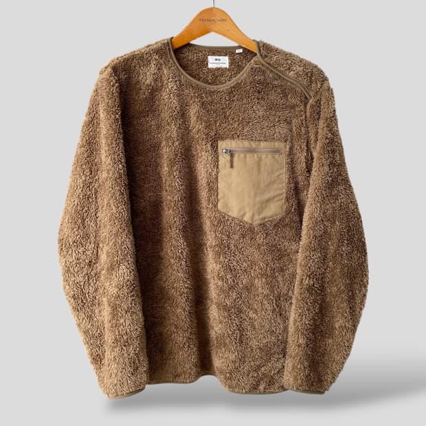 (L)유니클로 엔지니어드가먼츠 후리스풀오버