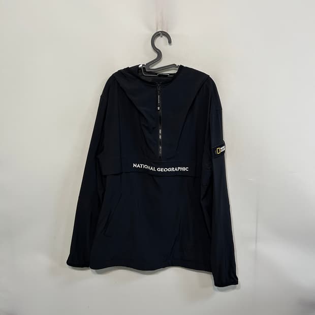 내셔널지오그래픽 남성 바람막이 아노락 105 블랙