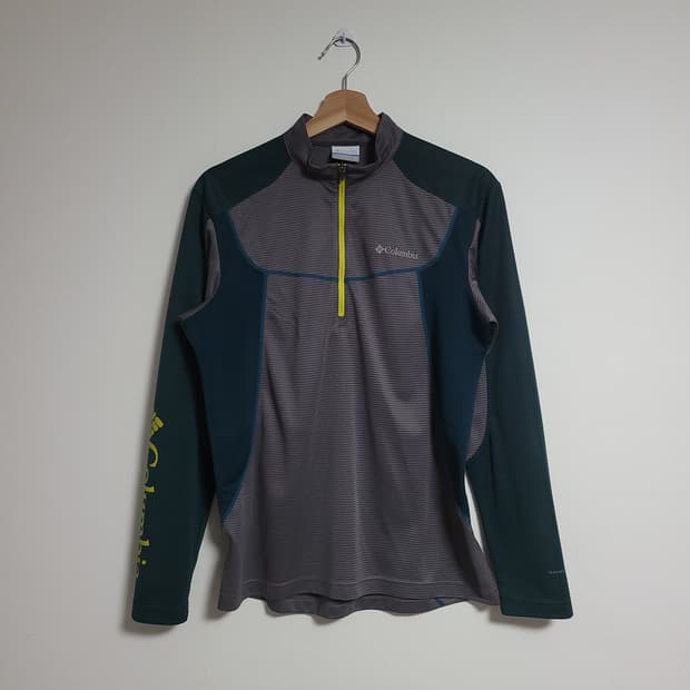 (M) COLUMBIA 컬럼비아 하프넥 긴팔 티셔츠 등산복 작업복
