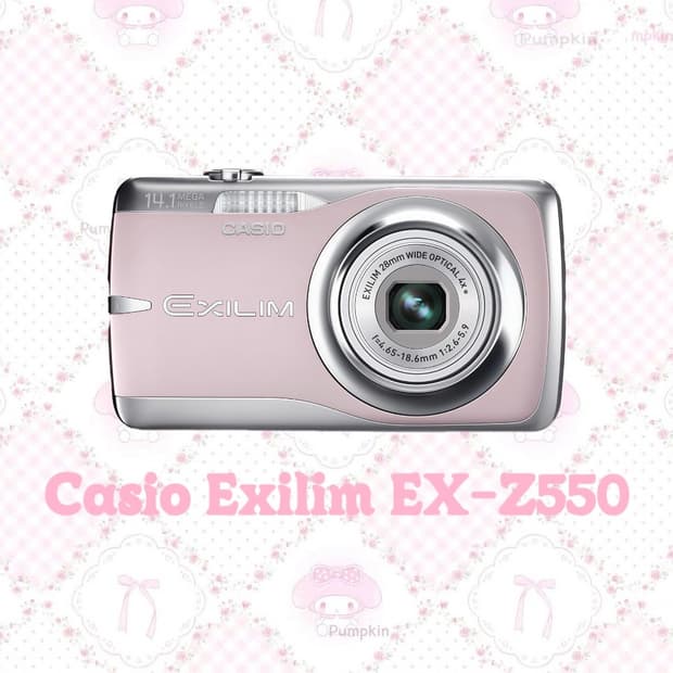 [인기💖/작례⭕️] 카시오 엑슬림 EX-Z550 빈티지 디지털 카메라