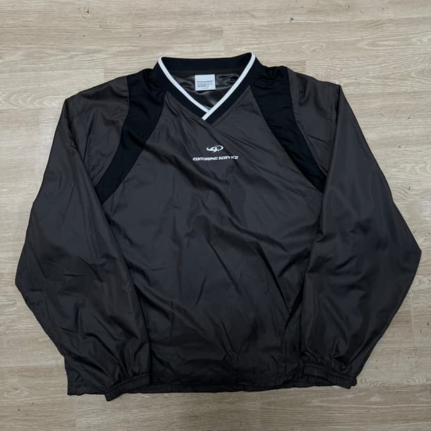 코드그라피 바람막이 풀오버 웜업 자켓 [차콜] M/95