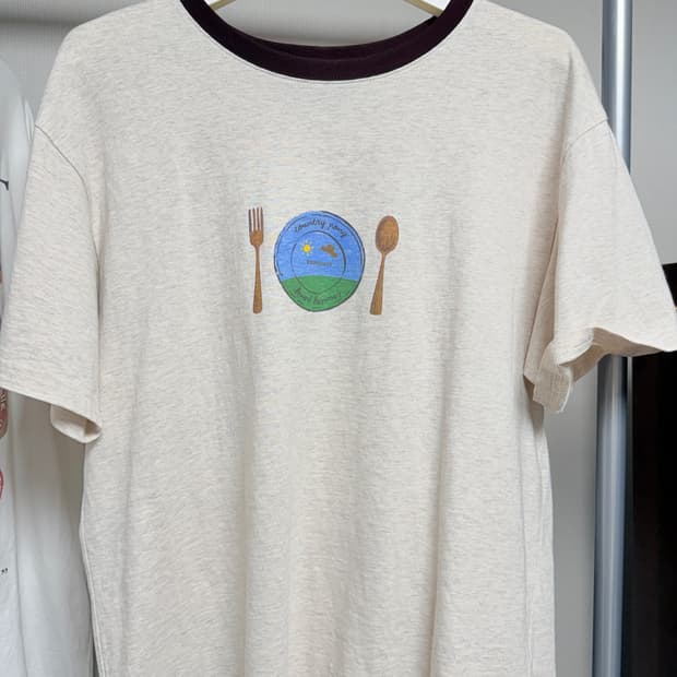 컨츄리포니 Breakfast Tee (Oatmilk) OS
