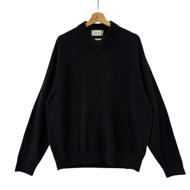 우마뭉 Pure saxon vneck pullover 