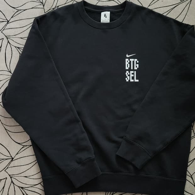 나이키 NRG BTG RUN 서울 맨투맨 블랙 XL