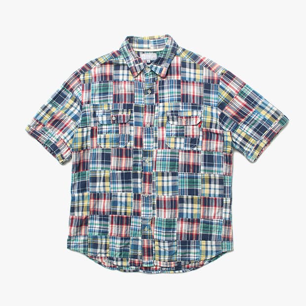 STUSSY "Patchwork Half Shirts"