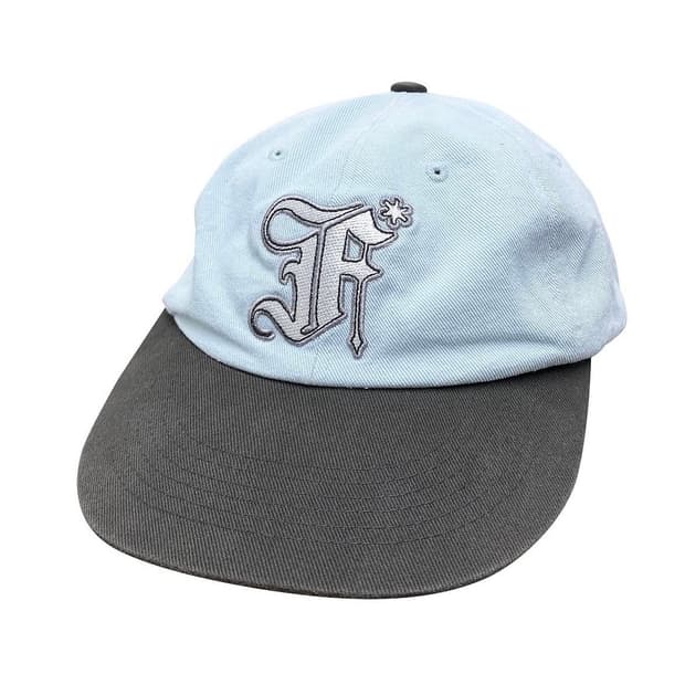 패슬 F-Logo Washed Cap Sky blue
