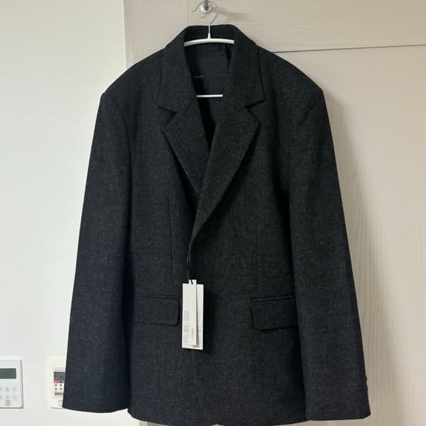 르마드 싱글 울 블레이저(차콜/2size)