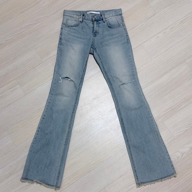 보헤미안서울 로우라이즈 부츠컷 S