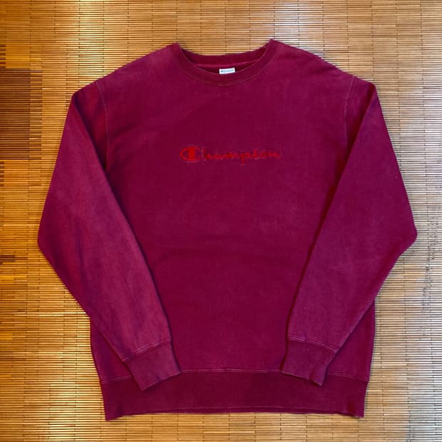 챔피온 자수 로고 스웻